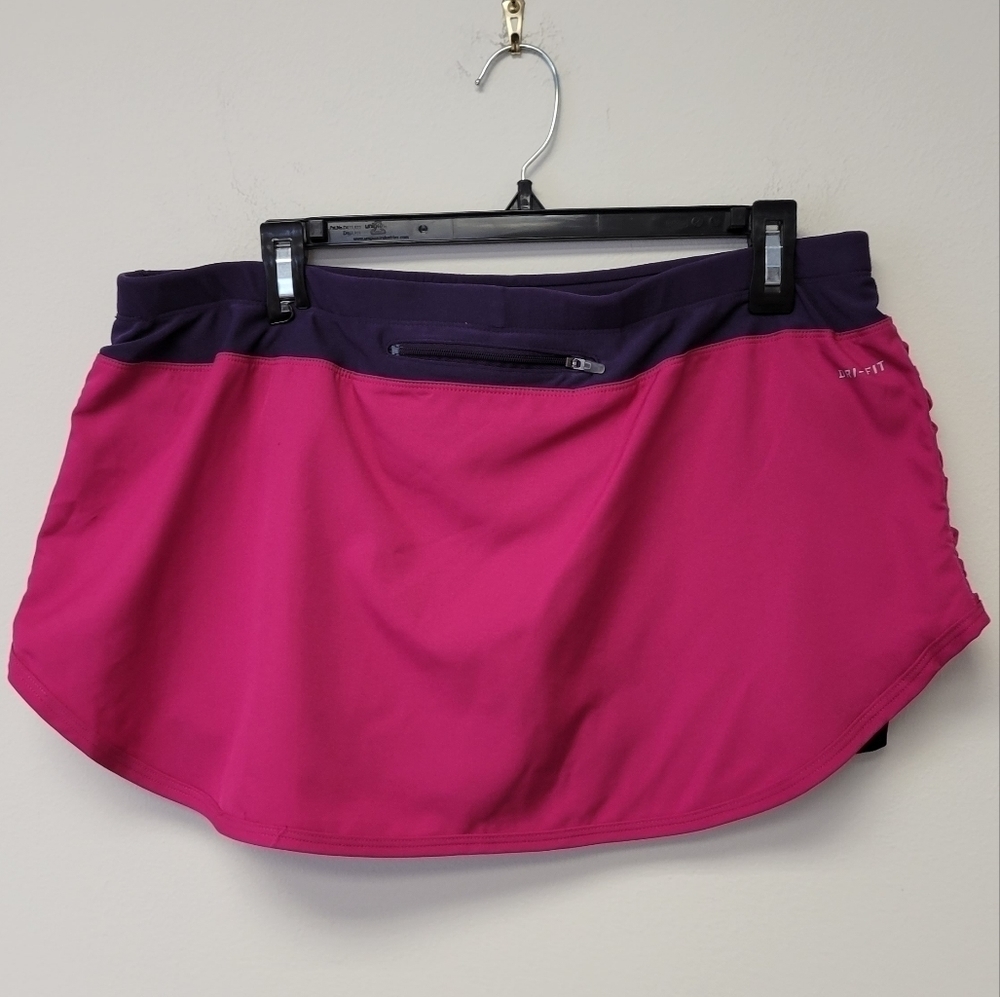 Nike Dri-fit Running Skort Pink Purple XL - Picture 2 of 12